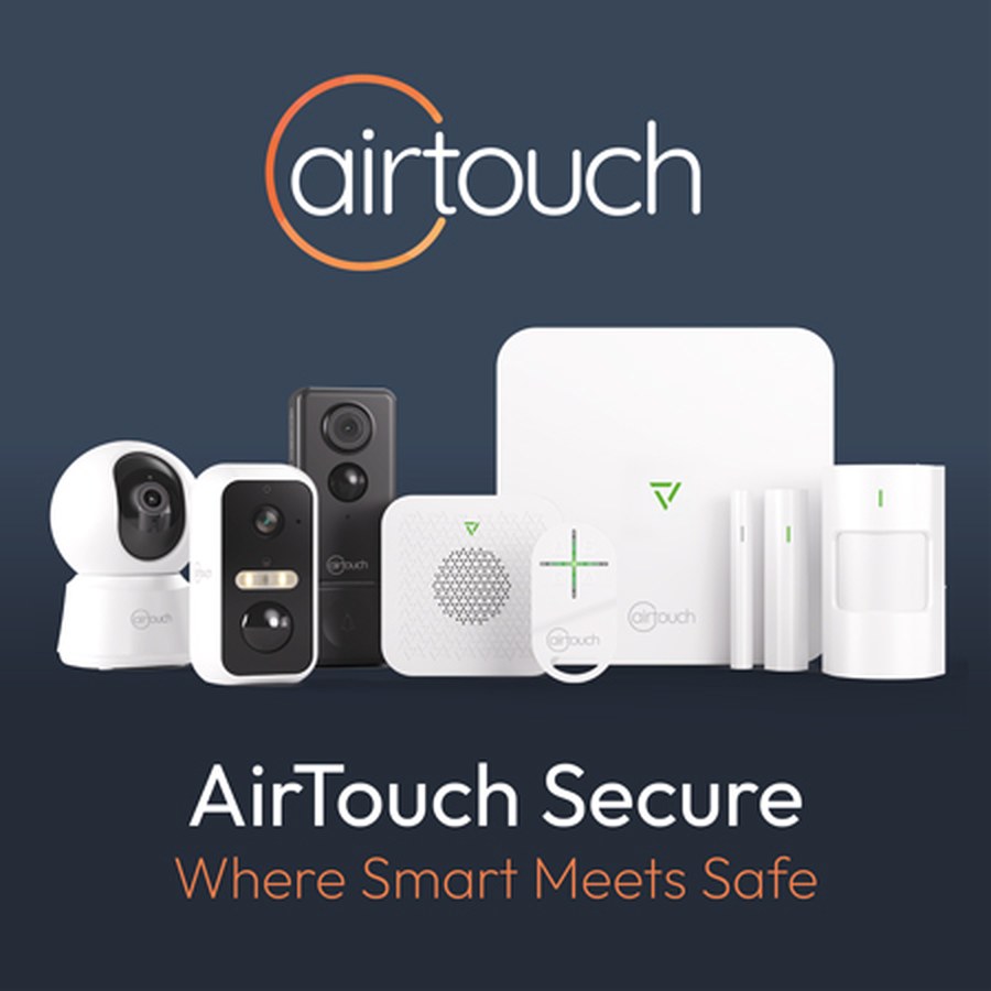AirTouch Secure smart home security range — cameras, sensors and hub